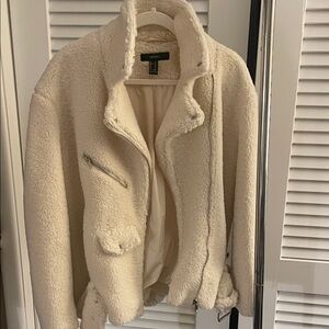 Forever 21 Off-White Teddy Jacket